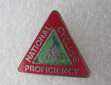 National Cycling Proficency Road Safety Pin Badge