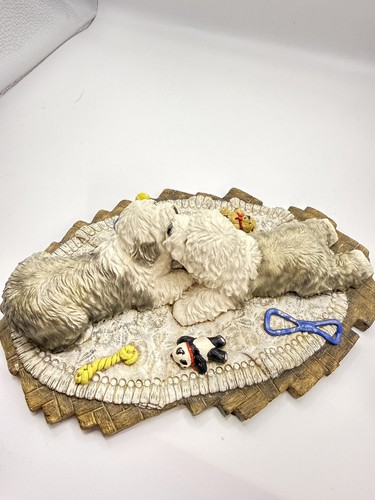 Old english sheepdogs playing - old,