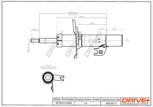 Shock absorber front - absorber,