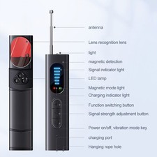 Anti-Spy RF Signal Detector Hidden Camera GSM Audio Bug Finder Scanner Tracker