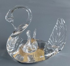Vintage Hand Blown Glass Swan