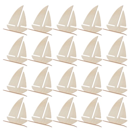 20pcs wood sailboat model - ,