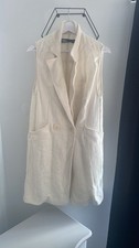 Cream Zara Gilet Size Small