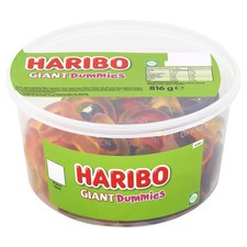 Haribo giant dummies tub - haribo,