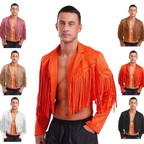 Men fringe faux suede - men's,