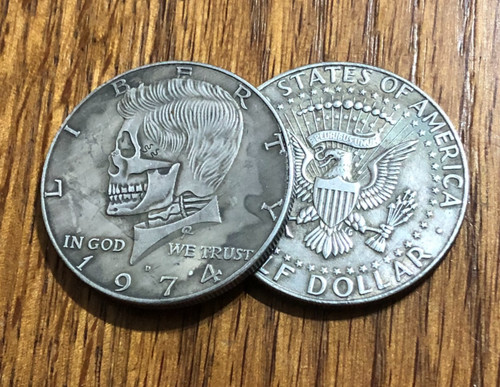 Hobo nickel style kennedy half - kennedy,