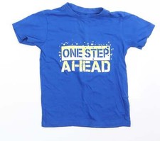Urban Outlaws Boys Blue Cotton blend T-Shirt Size 7-8 Years - One Ste