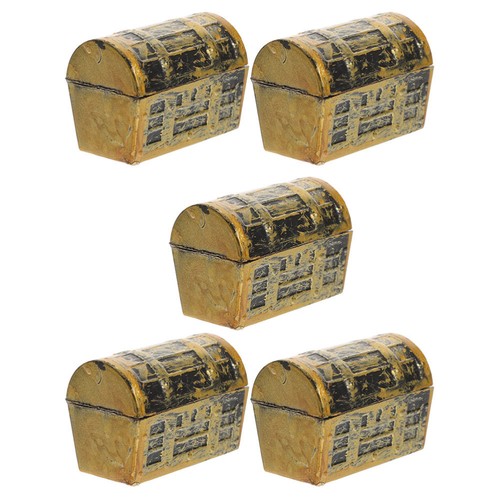 5pcs miniature treasure chests - 5pcs,