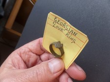 George 111 love  brass  ring