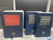 Criminal Practice University Books 2019 And 2020 Oxford By Blackstones