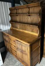 Ercol Dresser/ Elm Cabinet / Welsh Dresser /Cocktail Display Cupboard