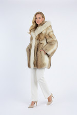 1281 Real Coyote Fur Coat
