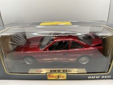 Maisto 1:18 Scale BMW 850i 1990 Diecast Model Car - Red Boxed