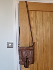 Clarks Tan Leather Cross Body