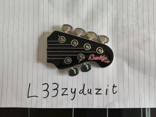 Lowlife guitar belt - guitar, buckle