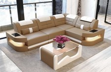 Sofa Leather Couch Corner Sofa