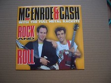McENROE & CASH - ROCK AND ROLL - 7" P/S SINGLE - IRON MAIDEN, ROGER DALTREY