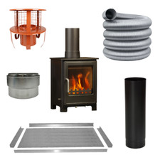 5KW Cast Iron Log Wood Burner