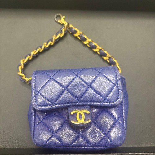 Chanel blue purple - blue, lambskin