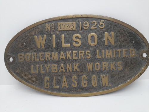 Antique metal wall plaque - plaque, from