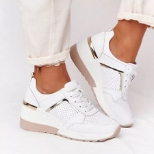 Ladies Wedge Hidden Trainers