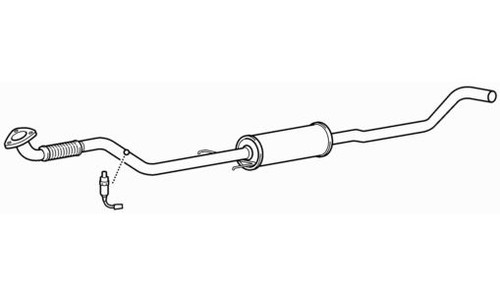 Quality centre exhaust - exhaust, middle