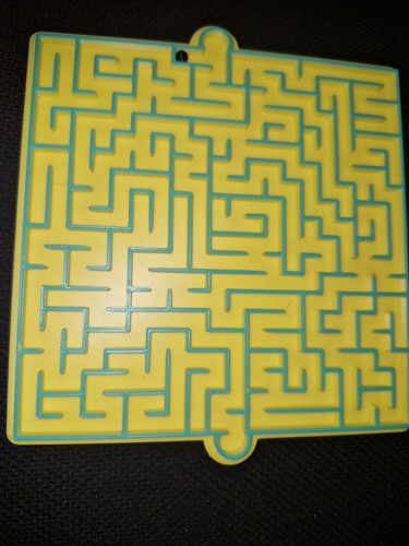 Double sided maze puzzle - double,