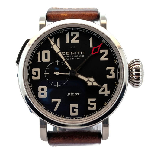 Zenith pilot type gmt watch - type, 20