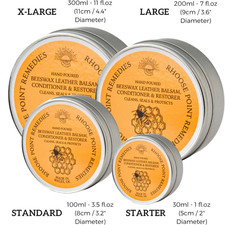 Beeswax Leather Balsam Rich Conditioner & Restorer - 100% Natural Ingredients