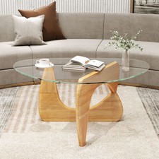 Glass coffee table mid century - mid,