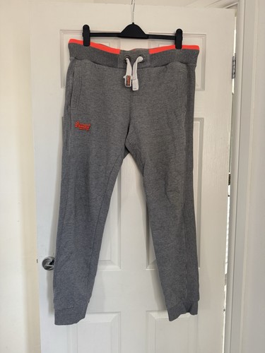 Mens grey superdry orange - grey, slim