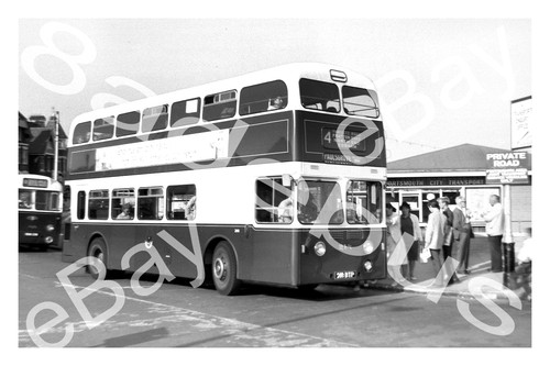 Bus photograph portsmouth t - portsmouth, c.t