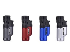 Champ Metal Triple Jet Flame Torch Cigar  Windproof Lighter Refillable Butane