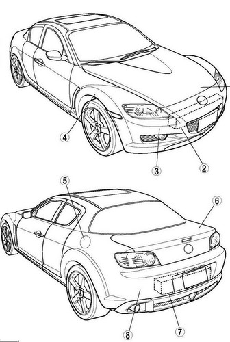 Mazda rx8 printed workshop - mazda,