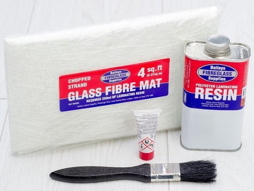 Fibreglass repair kit fast - repair,