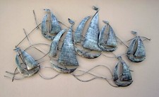 Large metal sailing ships - large,