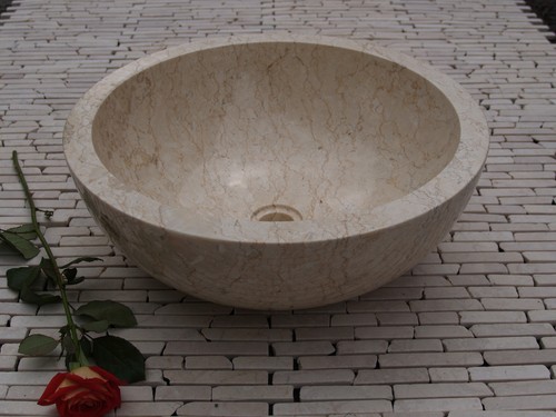 Stone marble sink wash - marble, basin
