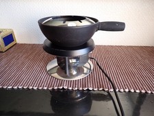 ANDREW JAMES - CAFE FONDUE - TOP OF THE RANGE ELECTRIC FONDUE - CAST IRON BOWL