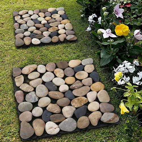 Garden stepping stones set - stepping, x6