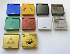 Nintendo Game Boy Advance SP GBA ReShell Console Pokemon Zelda IPS V2 + AGS-001