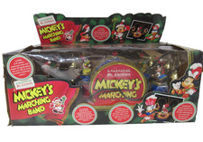 Vintage Disney Mickey's Marching Band Mr. Christmas 35 Carols 6 Musicians Used