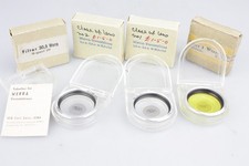 Vintage Carl Zeiss Jena WERRA 30.5mm FILTERS Yellow, Close-Up 1 & 2, UV box only