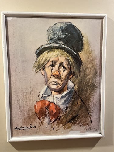 Leighton jones signed clown - leighton-jones,