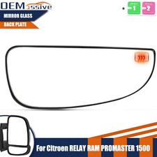 Right Side Wing Mirror Glass Lower Heated Convex For Citroen Relay 2006 -2023 UK