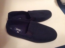 BN Freestep smart Navy Blue cord men’s slippers size 12