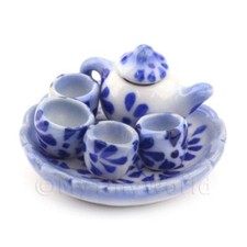 Dolls House Miniature Blue