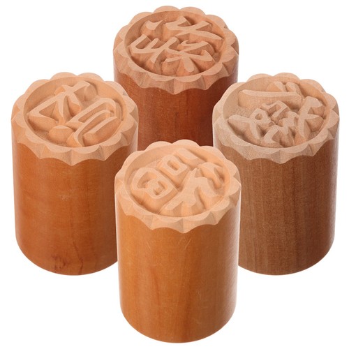 Pcs moon cake mould - 4, dough