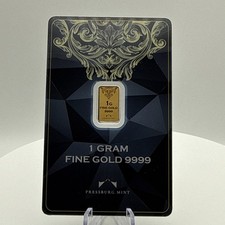 Pressburg Mint 1 Gram Gold Bar