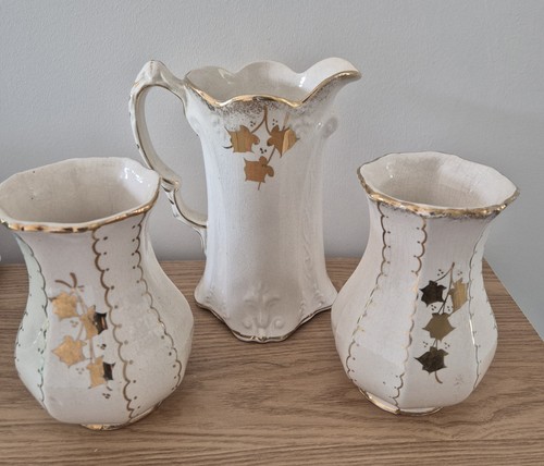 Victorian ivy jug - , and