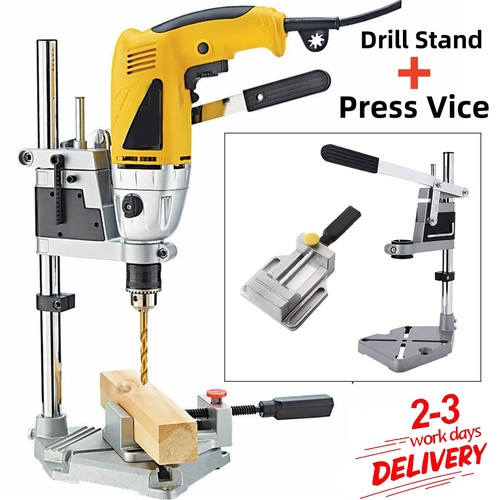 Adjustable drill bench press - drill,